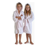 Roupão Infantil Microfibra Manta Fleece Com Capuz 5 A 12 Ano