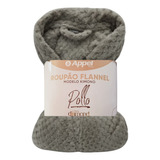 Roupão Masculino Plush Pollo Flannel Manga Longa Macio Appel