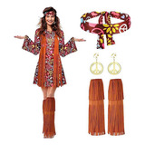 Roupas Indianas Hippie Dos Anos 70 E 60, Acessórios, Vestido