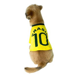 Roupinha Brasil Para Cachorro Gato Camiseta 10