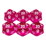 Rpg D20 D&d Tormenta 6 Peças D20 Escolha Sua Cor!