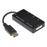 S Cabo Adaptador 4 Em 1 Displayport Para Hdmi/vga/dvi/áudio