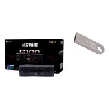 S100 Svart Kit Pen Drive 8gb Bluetooth Mp3 Usb Som Carro