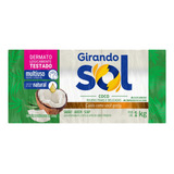 Sabão Em Pão Girando Sol Multiuso Coco 1 Kg Pacote X 5
