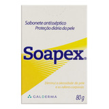 Sabonete Barra Antisséptico Soapex Caixa 80g