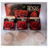Sabonete Rosas Poços Caldas Caixa Kit 3 Unid Antigo Vintage 