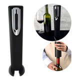 Saca Rolha Automático Removedor De Lacre Abridor De Vinhos Cor Preto