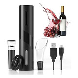 Saca Rolhas Abridor De Vinho Automático Elétrico Kit V8 Iisank