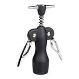 Saca Rolhas Classic De Inox Preto- Haüskraft