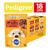 Sachê Pedigree Ração Úmida Cães Todos Tamanhos - Caixa 18un.