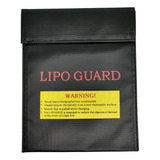 Saco Anti Chama P/ Bateria Lipo Safe Guard Bag Prata 18x23