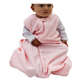 Saco De Dormir Bebe Microsoft Ziper Pijama Casulo Noite Rosa