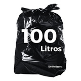 Saco De Lixo 100 Litros Super Resistente 100 Un Simples