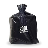 Saco De Lixo 200l Refocado Pct 100unid Menor Preco