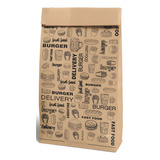 Saco De Papel Kraft Chapa 18 Delivery C 500un Para 5kg