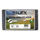 Saco De Silo Para Silagem Preto 51x110cm 50 Unidades Silex