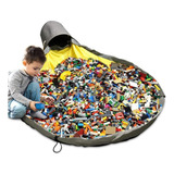 Saco Organizador E Tapete De Brinquedos 2 Em 1 Praticidade