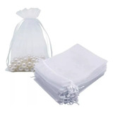 Saco Organza 17x23 Branco 50 Unidades - Lembrancinha