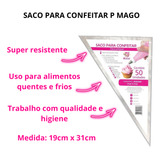 Saco P/ Confeitar Pequeno C/50 Unidades Mago (muito+resistente)