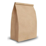 Saco Papel Kraft Delivery P 22x12x28 C/ 200un Liso Embalagem