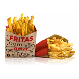 Saco Para Batata Frita - Papel Kraft Pardo - 1000 Unidades