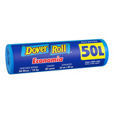 Saco Para Lixo 50l Dover Roll Economia 30 Unidades