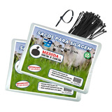 Saco Para Silagem Silo Pacote Com 100 Un + 100 Abraçadeiras