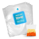 Saco Plastico Embalagem De Seladora A Vacuo 30x40 - 100 Unid