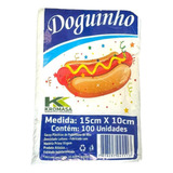 Saco Plastico Para Hot Dog Cachorro Quente 15x10- Com 500un