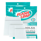 Sacola Bolsa Lava Roupas Delicadas 06 Unid P M G Flash Limp