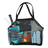 Sacola Bolsa Saco Grande De Praia Piscina Toalhas Brinquedos Cor Preto