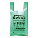Sacola Impressa Lei Biodegradável Verde 48x55 Pacote C/500