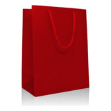 Sacola Papel Bolsa Colorida Média 23x30x10 - Kit 10 Un