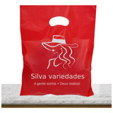 Sacola Personalizada Boca De Palhaço 30x40 100unid Esp.012