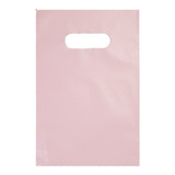 Sacola Plastica Boca Triste Pp 16x20 Rosa Bebê C/100un L1