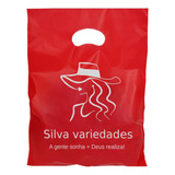 Sacola Plástica Personalizada 30x40 Esp. 0,12 - 1000 Sacolas