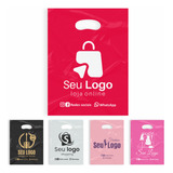 Sacola Plástica Personalizada Com Sua Logo 30x40-500 Unida