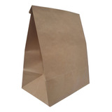 Sacola Saco Kraft Sos Para Delivery Chapa 24x14x34 Com 250un