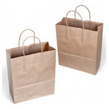 Sacolas Kraft Pequena Delivery 120g - 23x28x10 - 100 Unid