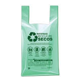 Sacolas Plástica Biodegradáveis 30x40 P Verde C/ 2.000 Un