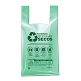 Sacolas Plástica Biodegradáveis 48x55 Verde C/ 500 Un