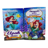 Sacolinha Personalizada Lembrancinha Princesa Ariel 50un