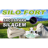 Sacos De Silagem Branco 51x110 C/ Abraçadeiras - 500 Unid
