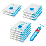 Sacos Organizadores A Vacuo 5un 50x60 3un 60x80 2un 70x100