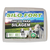 Sacos Para Silagem 51x100 - 200 Micras C/100 Unidades Branco