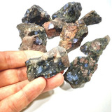 Safira Azul Coríndon Na Matriz Unidade 4cm Pedra Natural