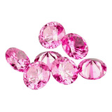 Safiras Rosa Pedra Preciosa Sete Pedrinhas De 3mm 0,95cts