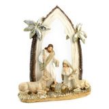 Sagrada Família Presépio Natalino Nascimento De Jesus Luxo