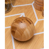 Saleiro Redondo De Bambu Para Mesa Ecokitchen 7cm