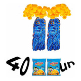 Salgadinho Mini Chips Requeijão Aritana Festa Tubos 40un 15g